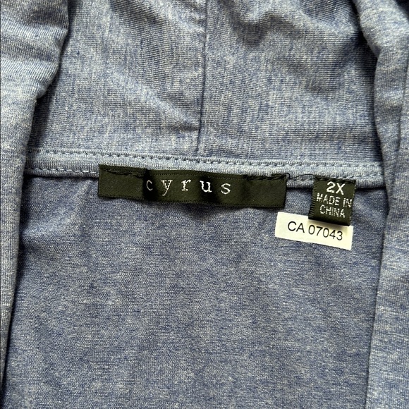 Cyrus Women’s Cardigan Three Quarter Sleeve Soft Purple *New with Tags* Size 2XL - Picture 4 of 8